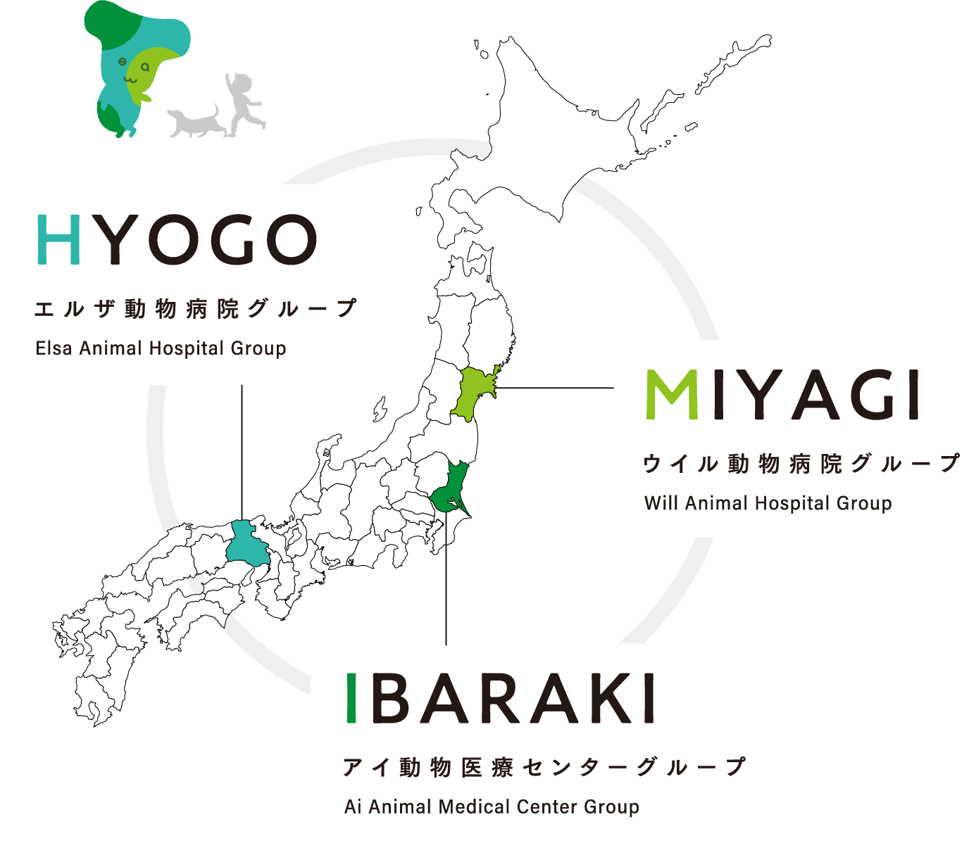 地域No. 1の動物病院グループが連携